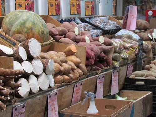 Learning about Latin American ingredients on the Immigrant Foodways Tour. Photo: David Berkowitz