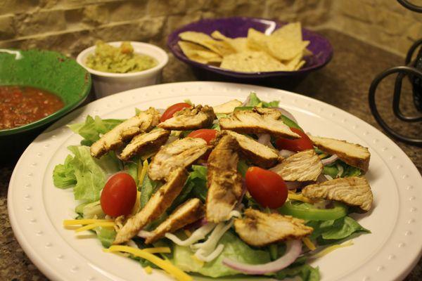 Chicken Fajita Salad