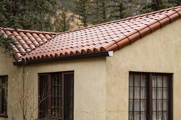 Roofing in Cascade, CO: Boral 2-Piece Mission Clay Tile in Fire Flash