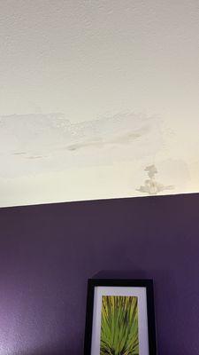 Progressive worsening of ceiling leak