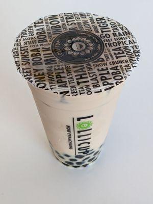 Large Original Boba Milk Tea. Not bad, but not the best. Could have been a little sweeter, and the boba was a little hard