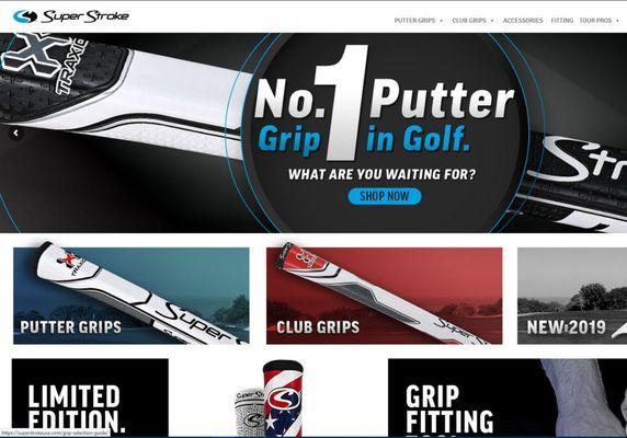 Look who the #1 Putter grip on tour uses to create their web presence!