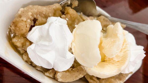 Caramel bread pudding