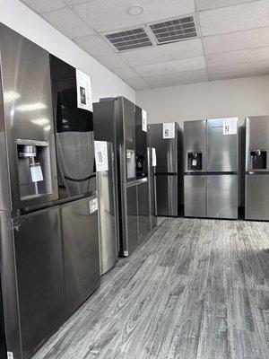 New & Open Box Refrigerators Available for immediate pickup/Deliver. Huge Discounts Available!!