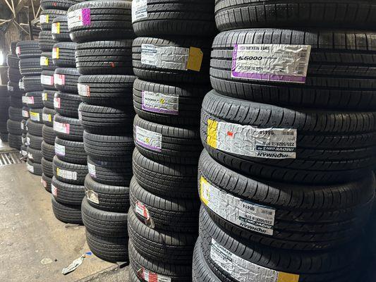 New tire inventory.