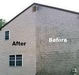 Check out this before and after siding cleaning! Makes a HUGE difference!