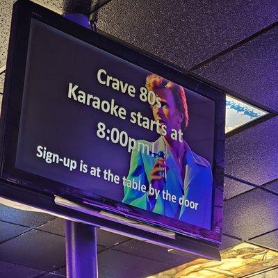 Karaoke Mondays!