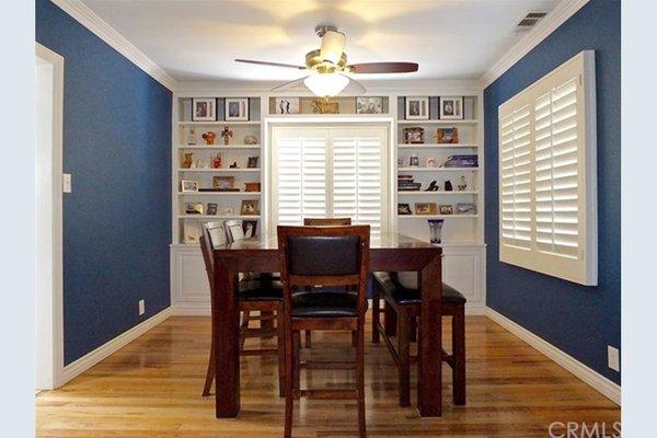 Floor to ceiling bookcases