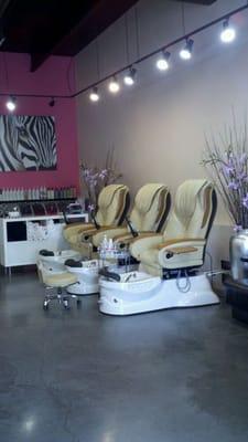 Spa pedicure chairs!