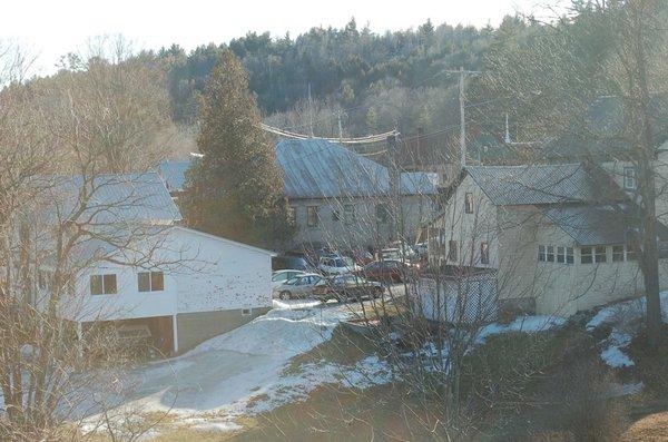 From the I-87 Northway over pass