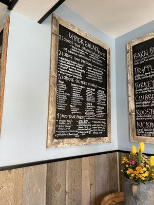 menu board