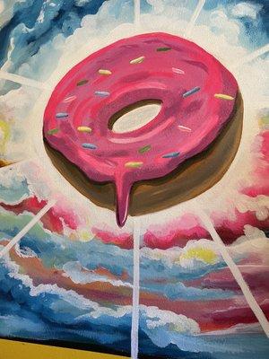 Artwork in donut   @BrettLempe