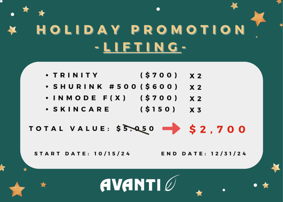 HOLIDAY PROMOTION - LIFTING