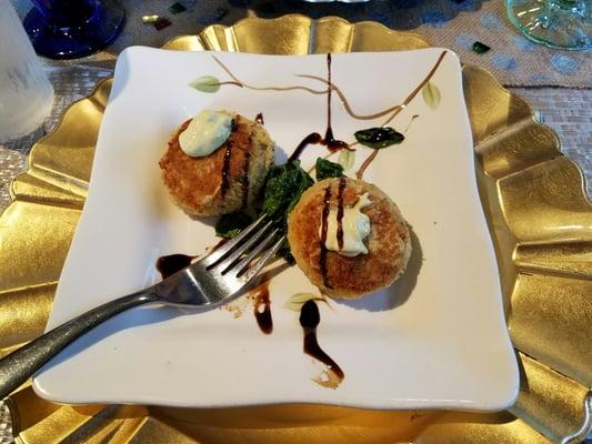 Jumbo Lump Blue Crab Cakes.