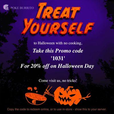 Halloween coupon code