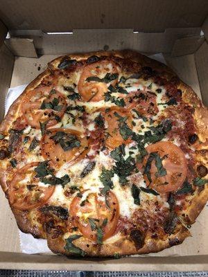 Margherita Pizza with anchovies