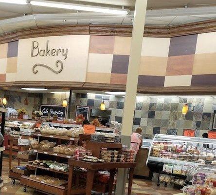 view of bakery area of grocery store