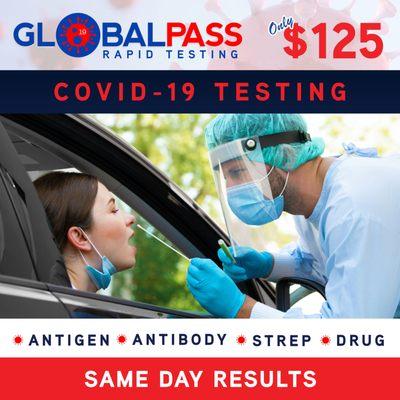 Covid-19 Antigen and Antibody Rapid Tests.