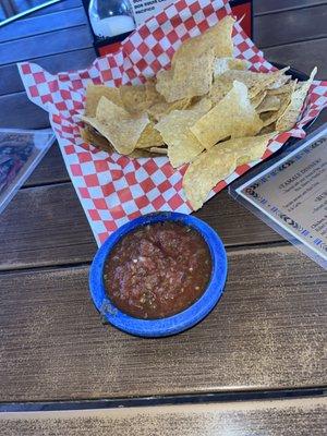 Great chips and salsa!