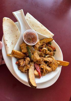 Chicken fajitas