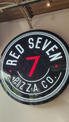 Cool Red 7 sign.