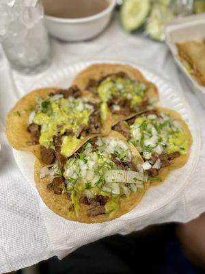 Carne asada tacos