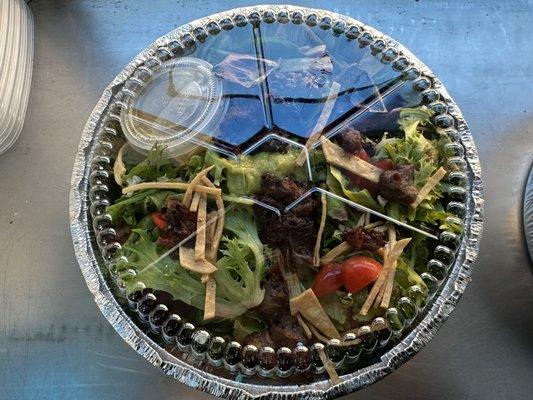 Mixed green salad & bulgogi