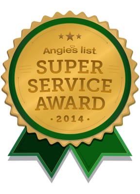 Keyed In won the prestiges Angie's List super service award three years in a row. Holding an A rating on Angie's List with over 1100 reviews