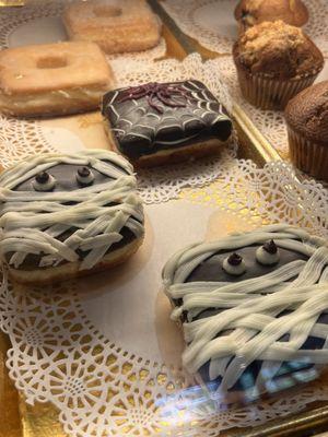 Donuts with Halloween motif