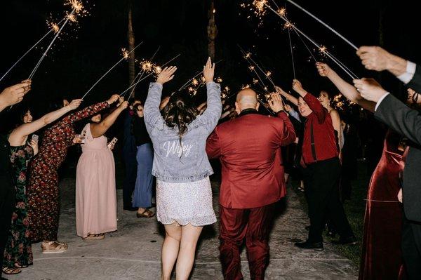 Jacket was perfect for our sparkler isle!