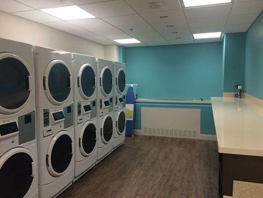 Free laundry room, available to all guests.