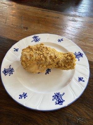 Not Fried Chicken Ice Cream with a "bone"