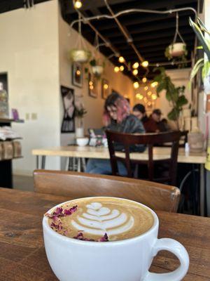 Golden rose Latte