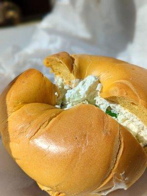 Scallion cream cheese