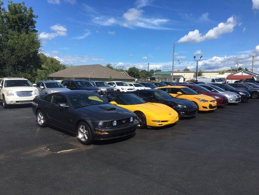 Although we are best known for our Jeeps, Trucks, and Muscle Cars; we keep always keep a selection of economical cars available!