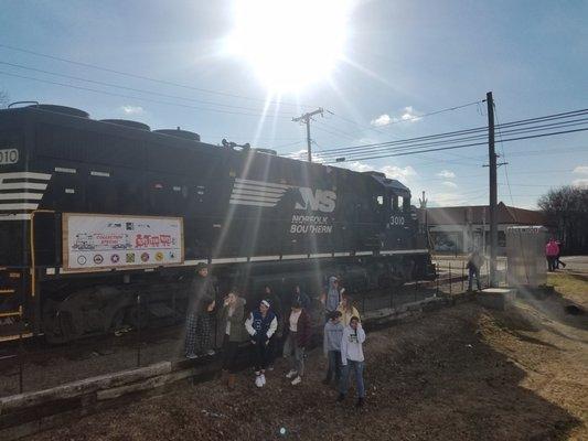 Toys for Tots Train