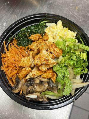 Bibimbap spicy chicken