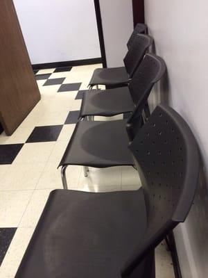 Black waiting area ! "Where the magic happens ;)