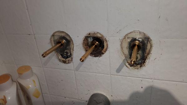 Reparación de shower faucet