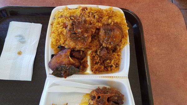 Oxtails w rice