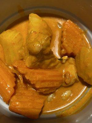 Massamun Curry with tofu