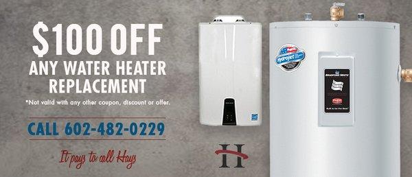 Hot Water Heater Replacement Deal