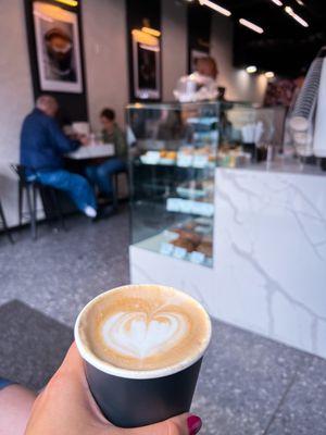 Nothing like a Friday treat yo self latte from one of my fave local coffee spots :)