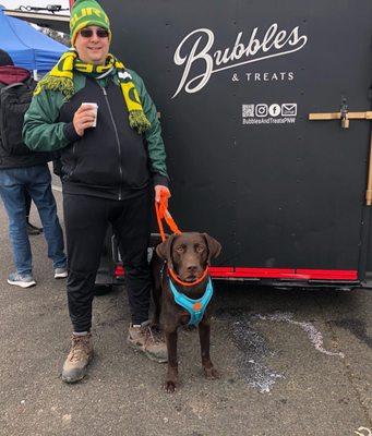 Bubbles and Treats after Polar Plunge