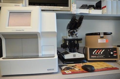 We have our own in-house lab equipment for quicker results in critical cases.