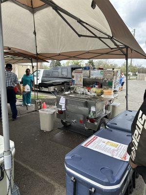 Hot dog cart