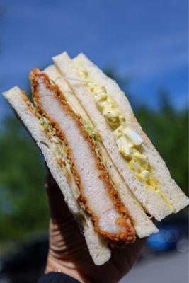 Katsu Egg Sandwich @tiffhuangry