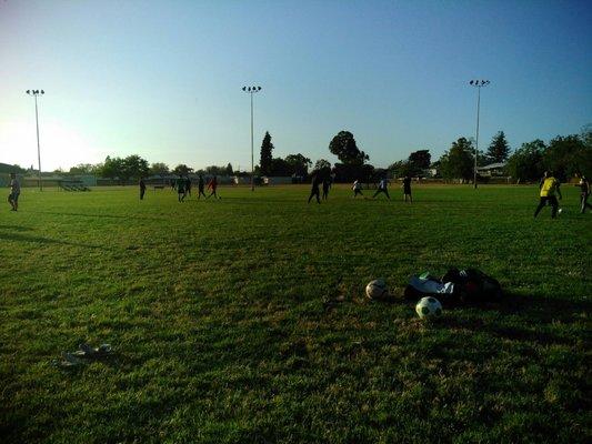 Soccer fields