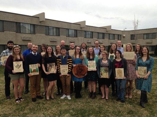 Epsilon Chapter induction class of 2017 at the University of Idaho.