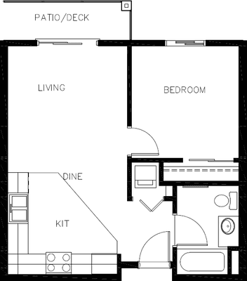 1Bedroom Layout